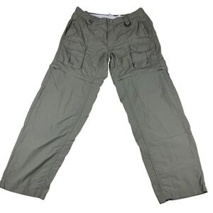 Columbia PFG Men's Convertible Cargo Pants Zip Off Legs Hiking Outdoor Khaki, M